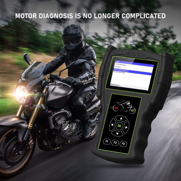 Motorcycle Scanner Original JDiag M100 PRO Full Version OBD2 Scanner for Motors - Image 3