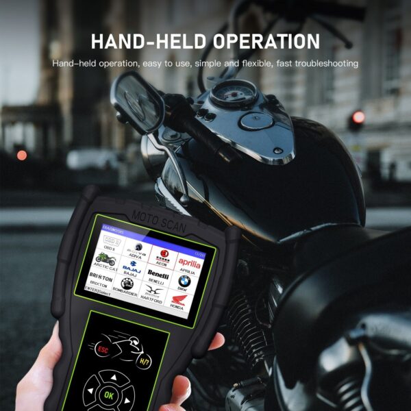 Motorcycle Scanner Original JDiag M100 PRO Full Version OBD2 Scanner for Motors - Image 5