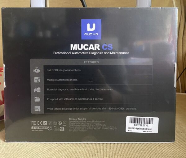 Mucar CS90 Full OBD2 Engine Diagnostic Scanner Tool, SAS 28 Reset Lifetime Servi - Image 3