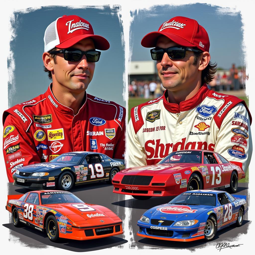 NASCAR Legends and Their Cars: Dale Earnhardt Sr. and Jeff Gordon