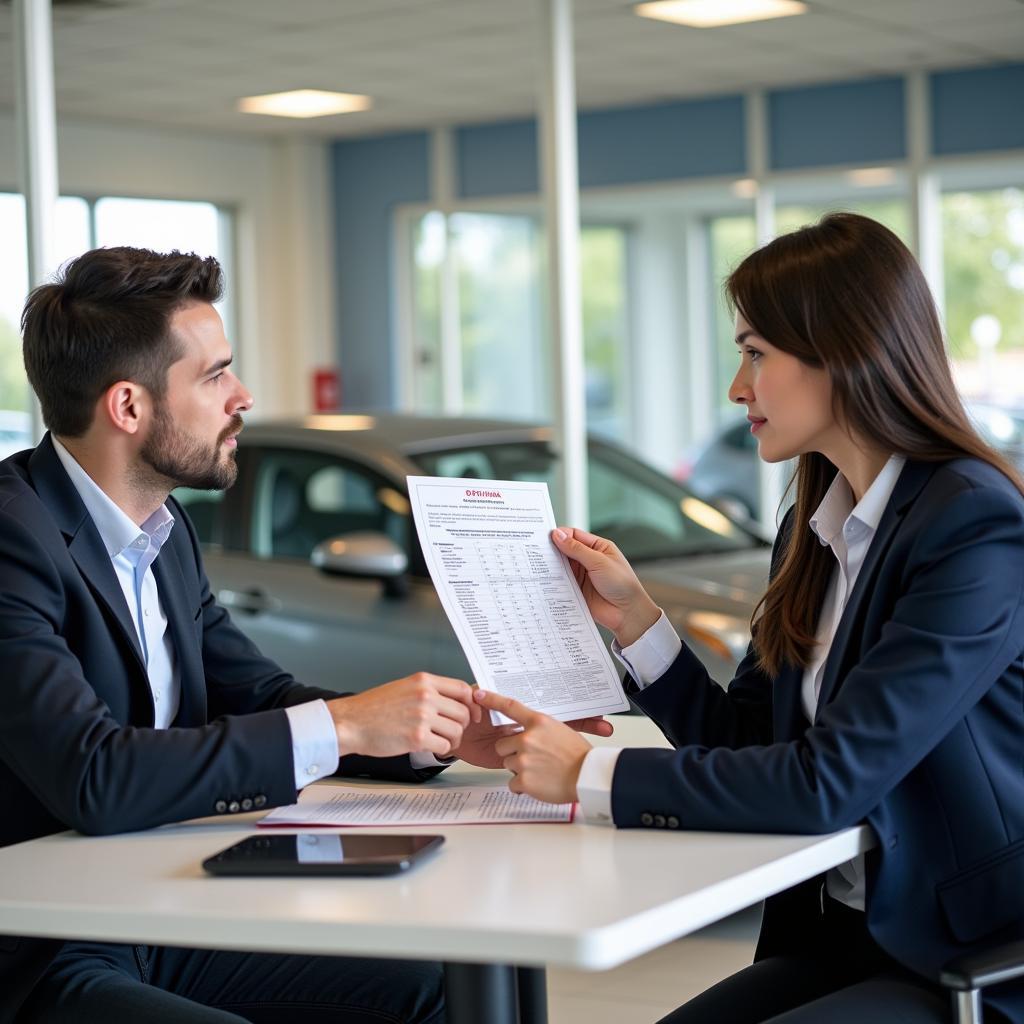 Negotiating the Price of a Used Kia at a Dealership