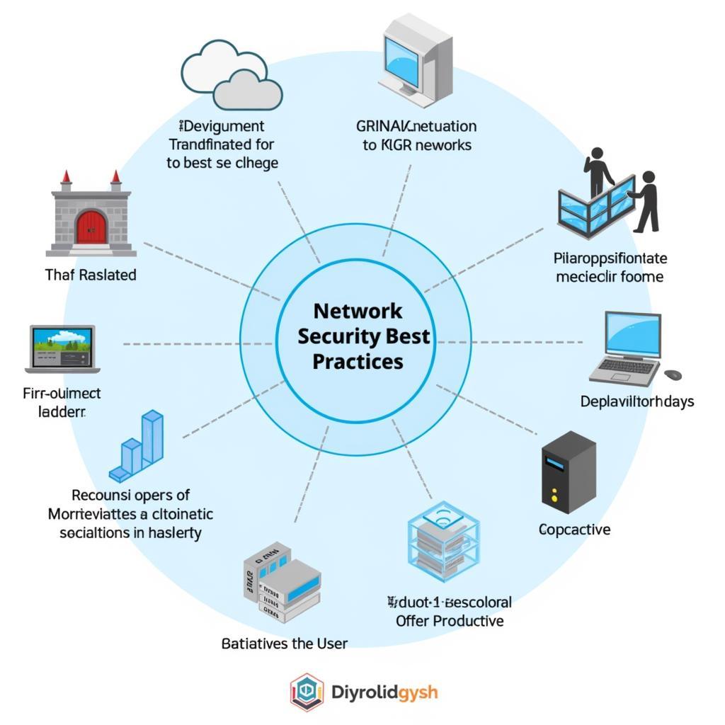 Network Security Best Practices Illustration