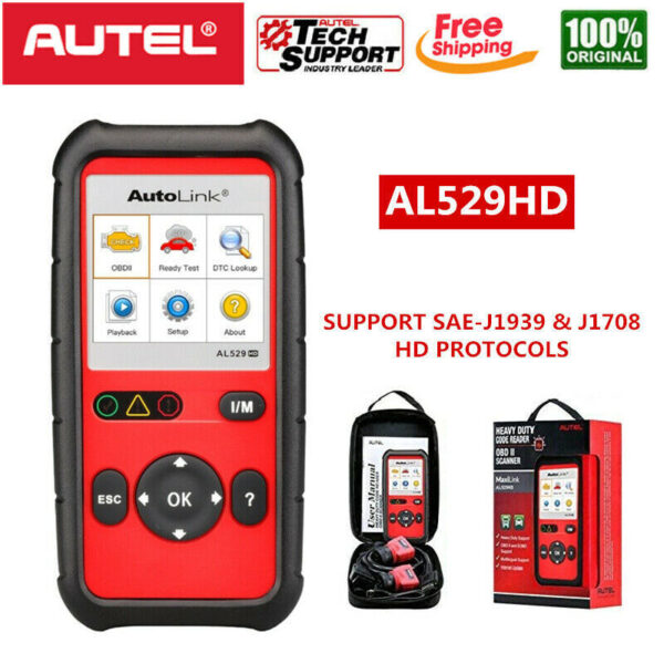 New Autel AL529HD OBD2 Code Reader Engine Universal Car Diagnostic Scanner Tool - Image 4