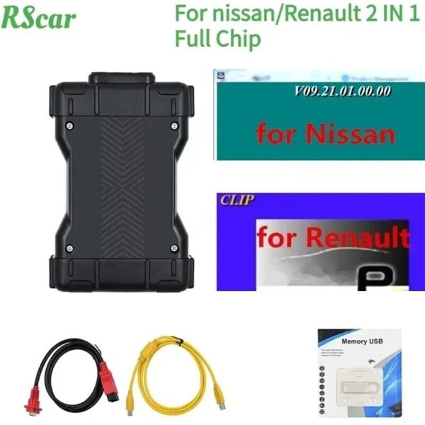 New can clip v227 for Renault Nissan Consult 3 2in1 Diagnostic Tool obd2 Scanner - Image 2