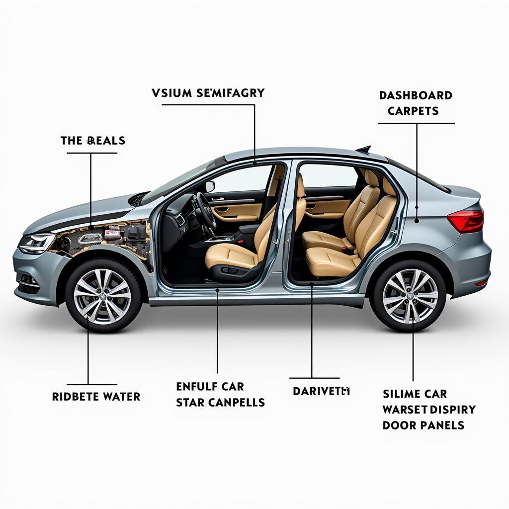 Sources of VOCs in a New Car Interior