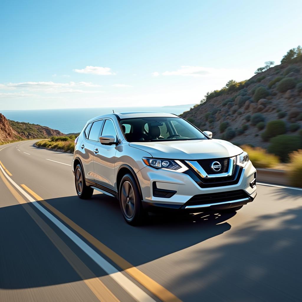 Nissan Rogue on the Road