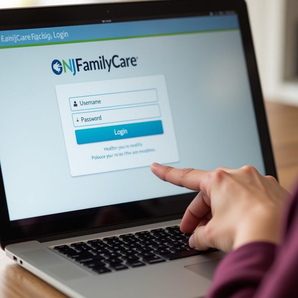 Accessing the NJ FamilyCare Login Portal