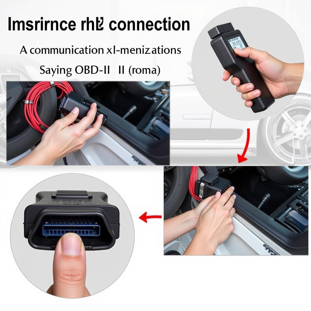 Connecting Scan Tool to OBD-II Port