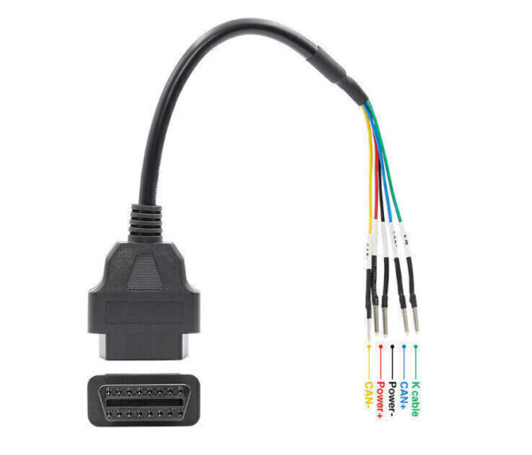 OBD OBD2 16 Pin Male to Female Connector Adapter Cable Diagnostic Scanner Plug - Image 2