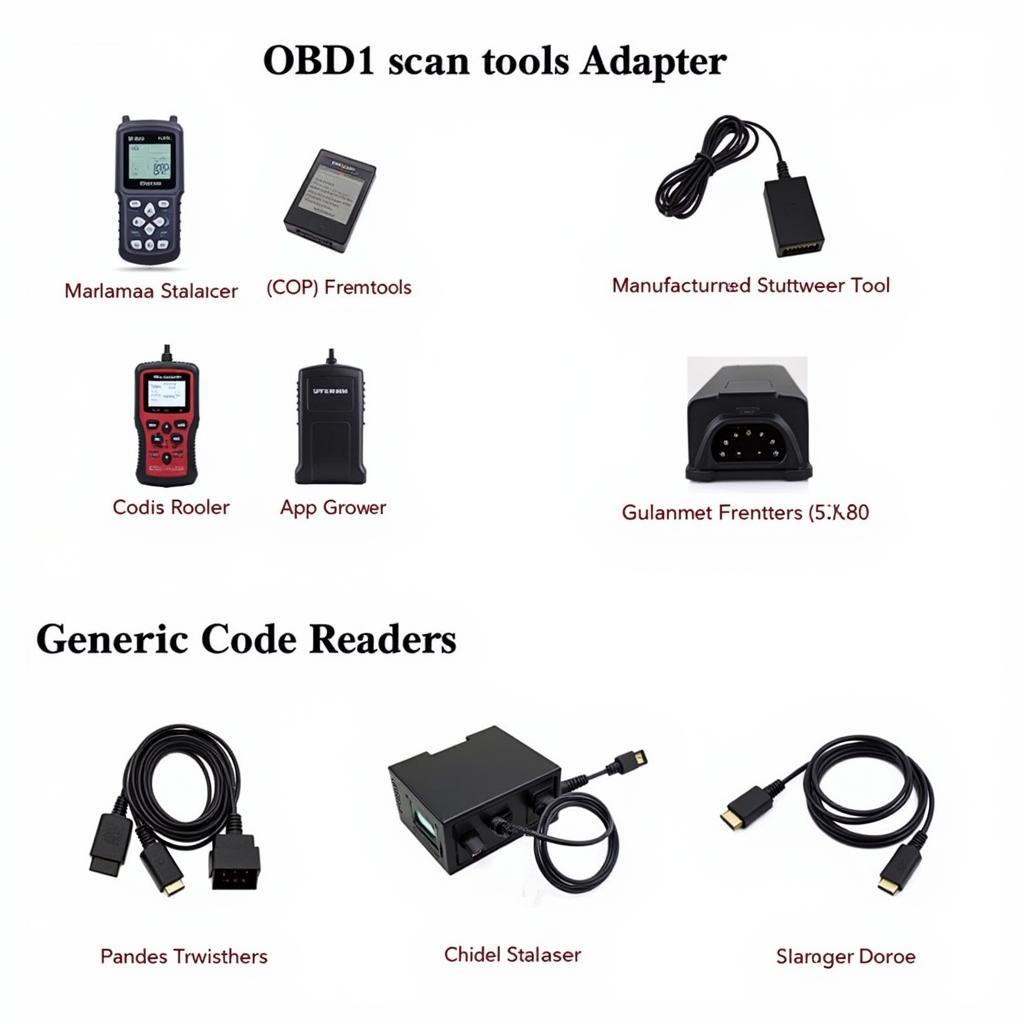 OBD1 Scan Tool Options