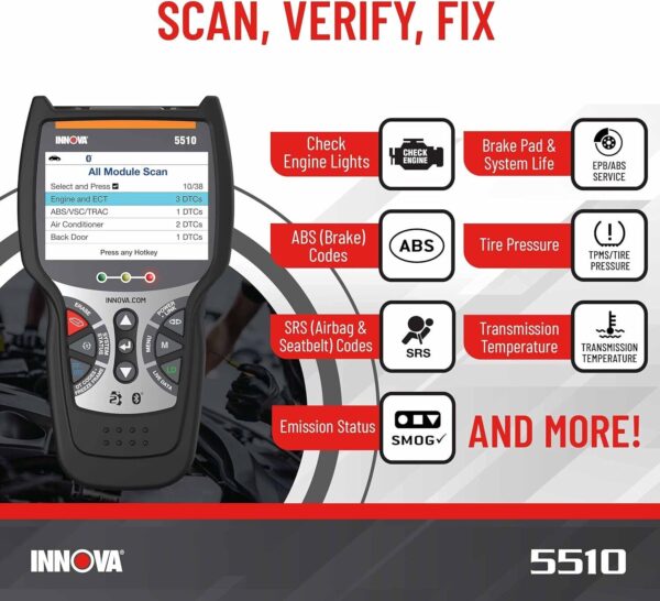 OBD2 ALL SYSTEM CODE SCANNER - Image 2