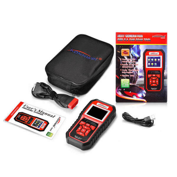 OBD2 Automotive Code Scanner Car Diagnostic Tool Multilingual KONNWEI KW850 - Image 2