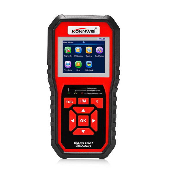 OBD2 Automotive Code Scanner Car Diagnostic Tool Multilingual KONNWEI KW850 - Image 5