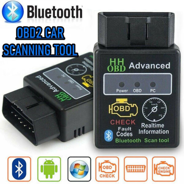 OBD2 Car Bluetooth Code Scanner Reader ELM 327 Automotive Diagnostic Tool OBDII - Image 2