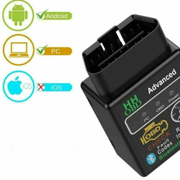 OBD2 Car Bluetooth Code Scanner Reader ELM 327 Automotive Diagnostic Tool OBDII - Image 4