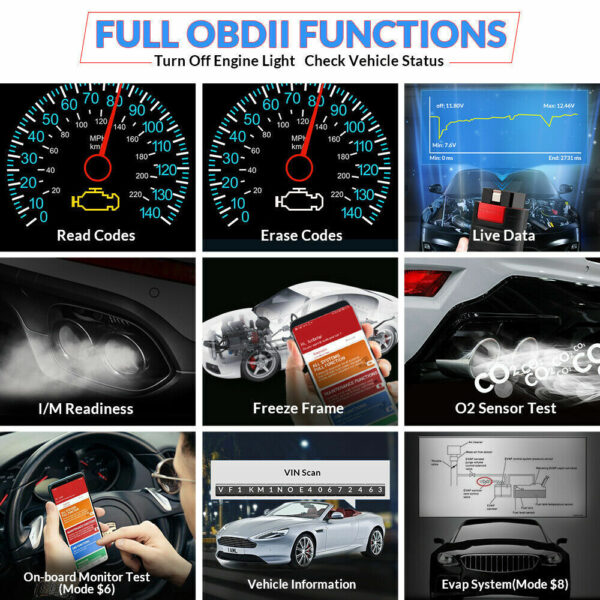 OBD2 Code Reader Car All System Diagnostic Tool ECU Key Coding Scanner THINKDIAG - Image 5