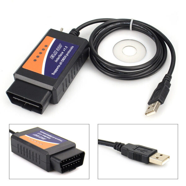 OBD2 Code Reader ELM327 For Ford FORScan V1.5 USB Modified Scanner HS/MS CAN - Image 3