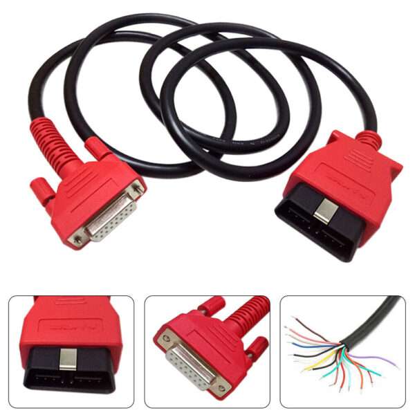 OBD2 Connector Adapter Cable Diagnostic ECU Fault Tool MS905/MS908/MS906 Check