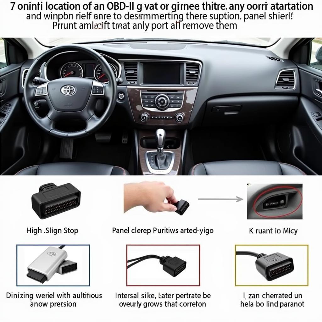 OBD-II Port Location Under Dashboard