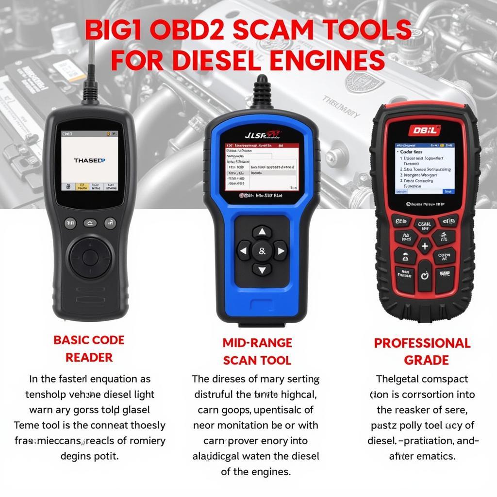 OBD2 Scan Tool Types for Diesel Engines