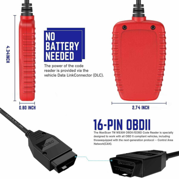 OBD2 Scanner Engine Code Reader Automotive Diagnostic Tool For Android IOS - Image 2