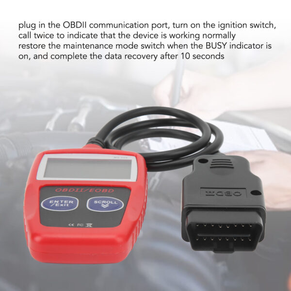 OBD2 Scanner Engine Fault Code Reader OBDII CAN Diagnostic Scan Tool For - Image 6