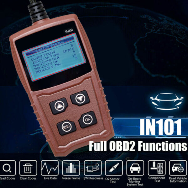 OBD2 Scanner High Accuracy Handheld Car Engine Fault Reader - Image 5