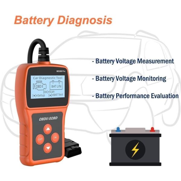 OBD2 Scanner OBD Fault Code Reader Car Check Engine Automotive Diagnostic Tool - Image 6