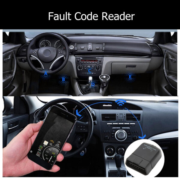 OBD2 Wifi Scanner Wireless FaultReader Diagnostic Interface Scan Tool - Image 5