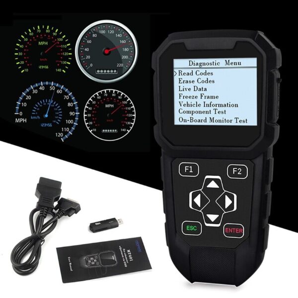 OBDPROG MT401 Cluster Calibration OBD2 Tool Scanner Correction Odometer Miles - Image 6