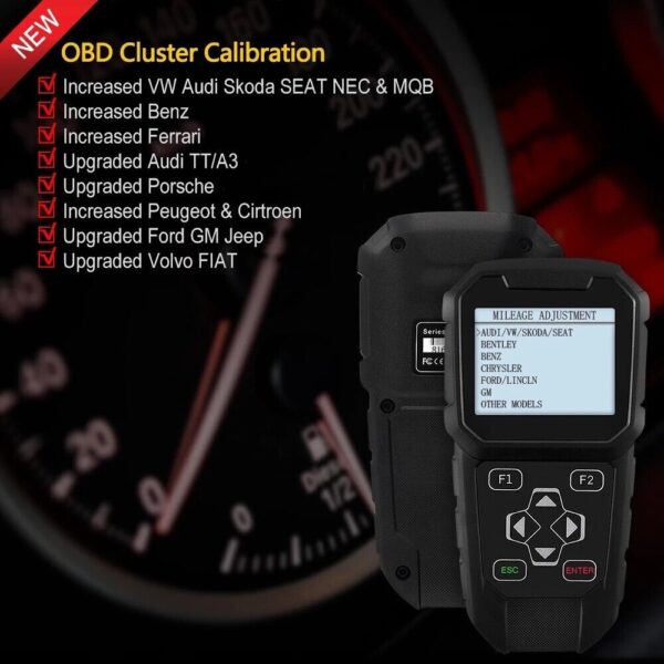 OBDPROG MT401 Cluster Correction Tool OBD2 Scanner Cluster Adjust Diagnose - Image 6