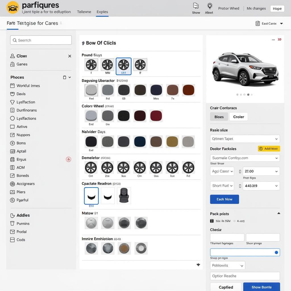 Online Car Configurator Tool