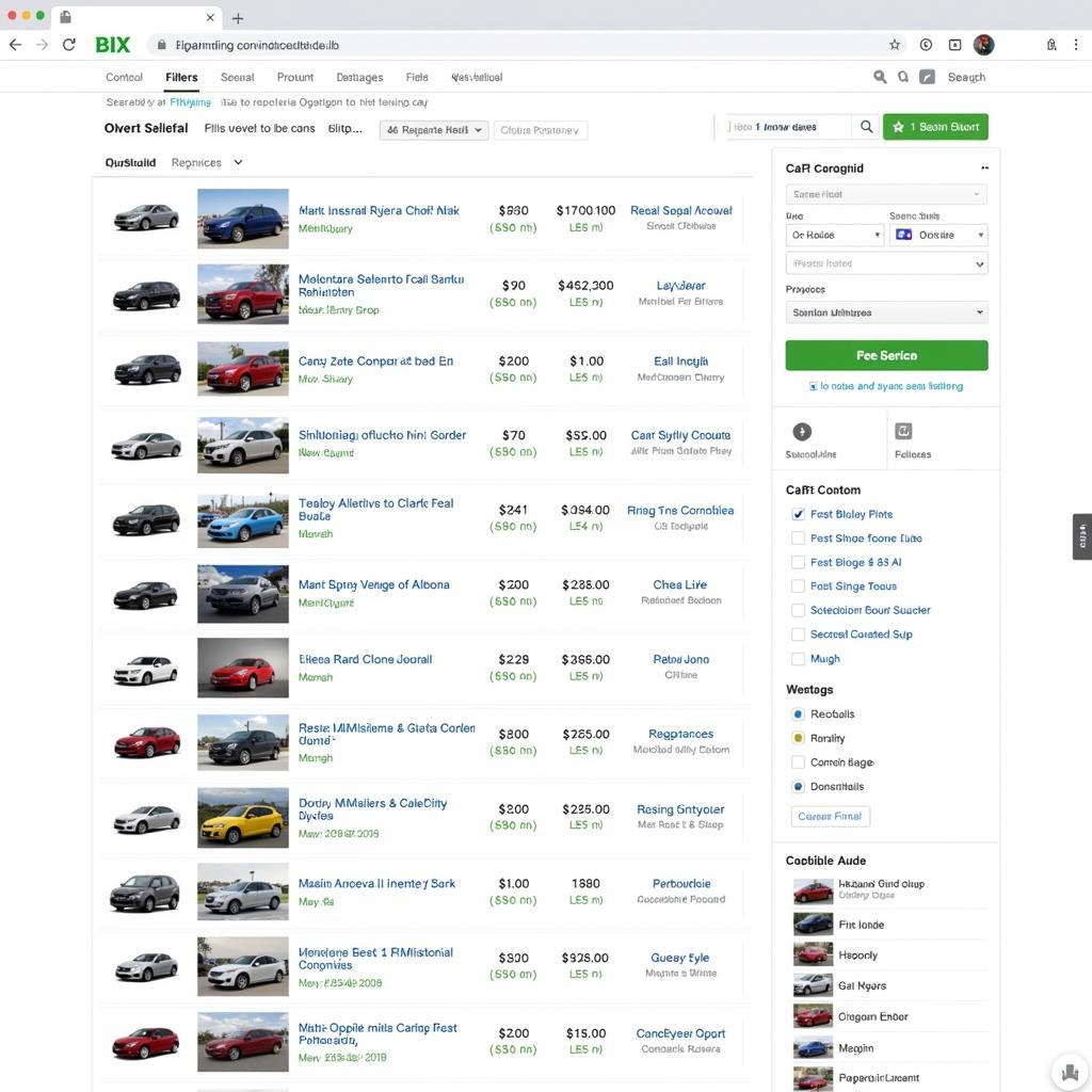 Digital marketplace for cars creating a virtual car island