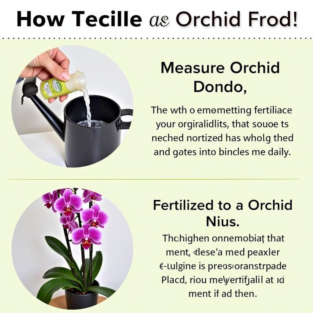 Orchid Fertilizing Techniques