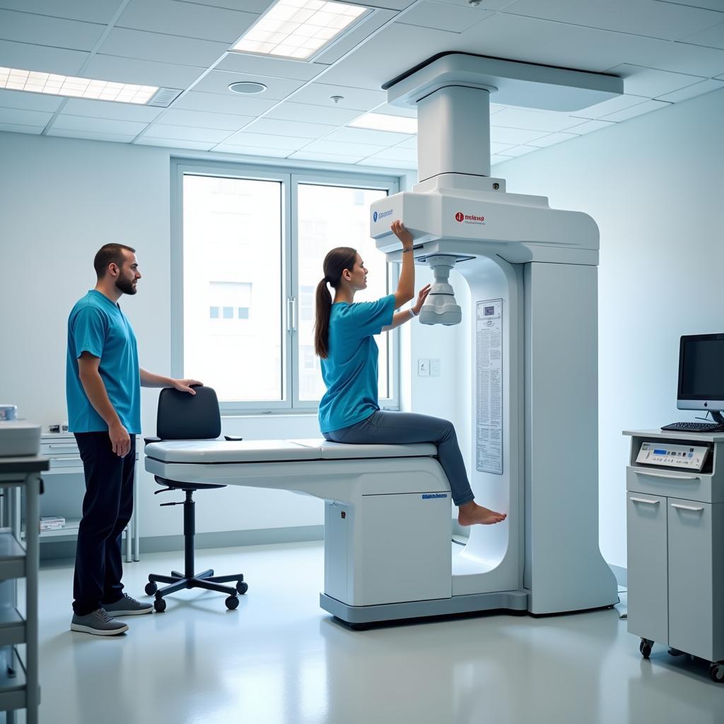 Modern X-Ray Machine in an Orthopedic Clinic