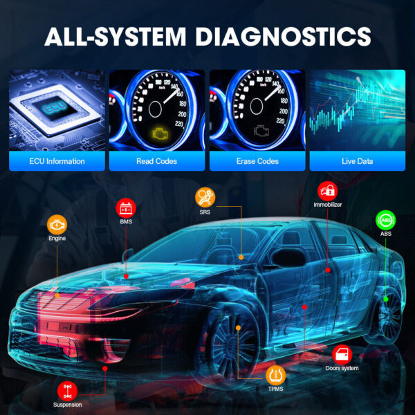 OTOFIX D1 Lite OBD2 Scanner Wireless Diagnostic Tool Full System Bidirectional - Image 2