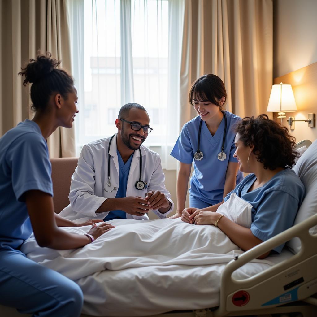 Palliative Care Team Meeting with Patient