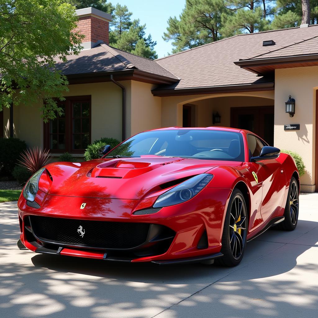 Patrick Mahomes Ferrari 812 Superfast