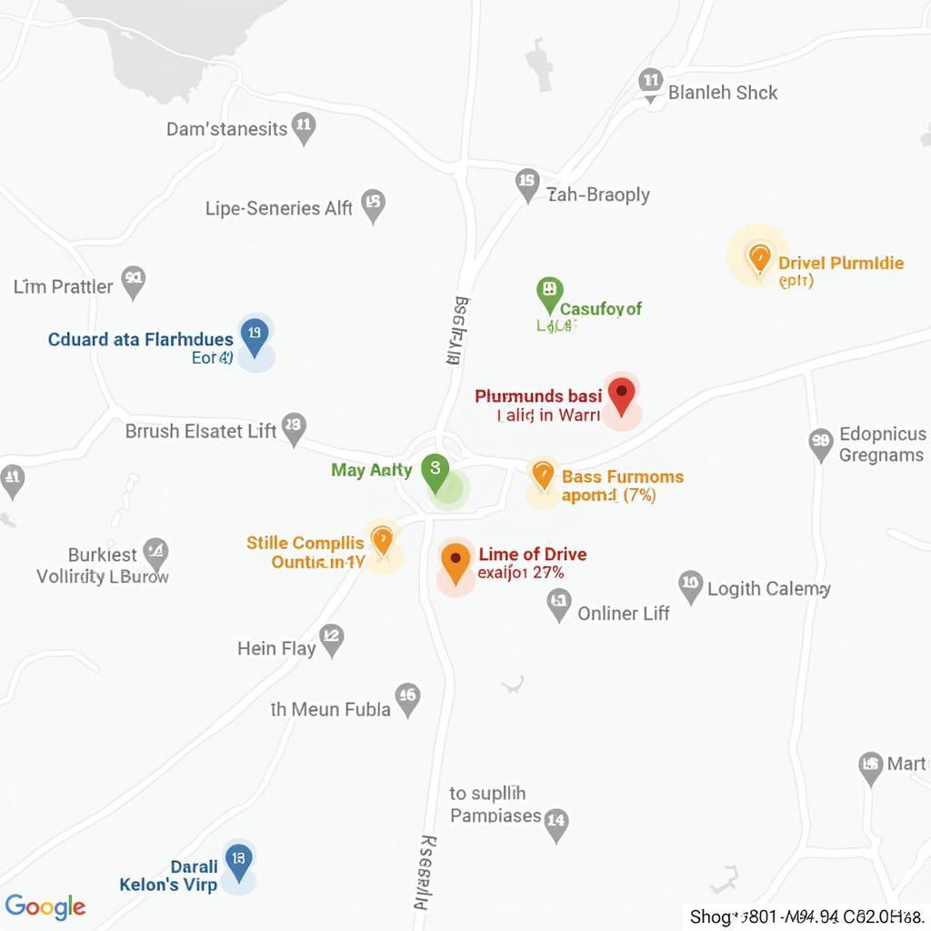 Pharmacy Location and Accessibility: A map showing pharmacy locations and highlighting accessible features like drive-throughs and extended hours.