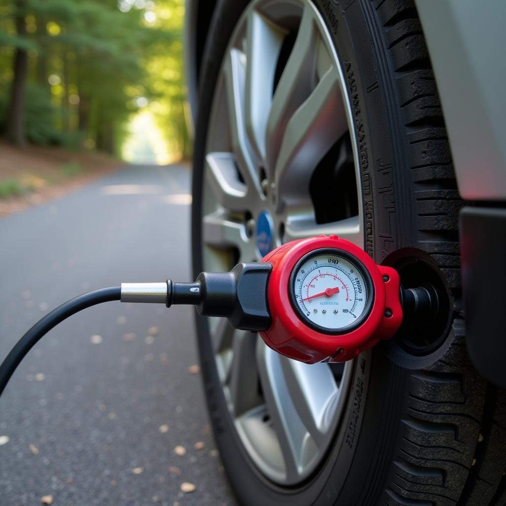 Portable Tire Pump for Car Emergency