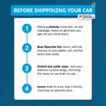 Preparing Your Car for Shipment