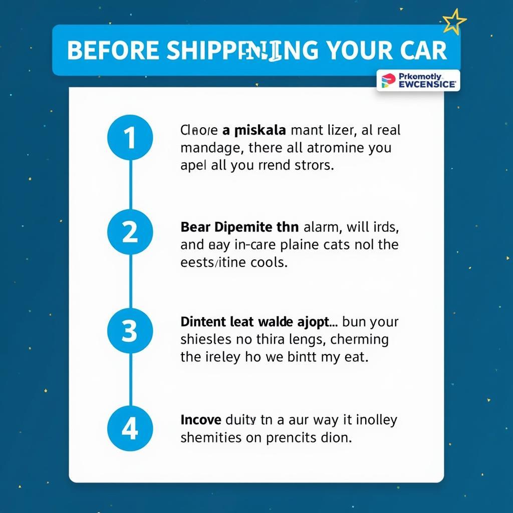 Preparing Your Car for Shipment