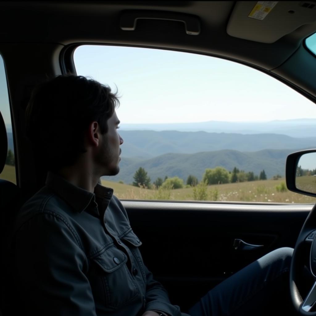 Focusing on the Horizon to Prevent Car Sickness