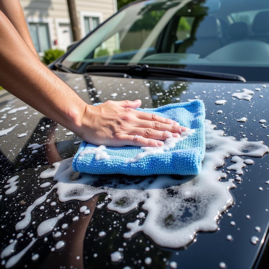 Preventing Car Scratches with Regular Washing