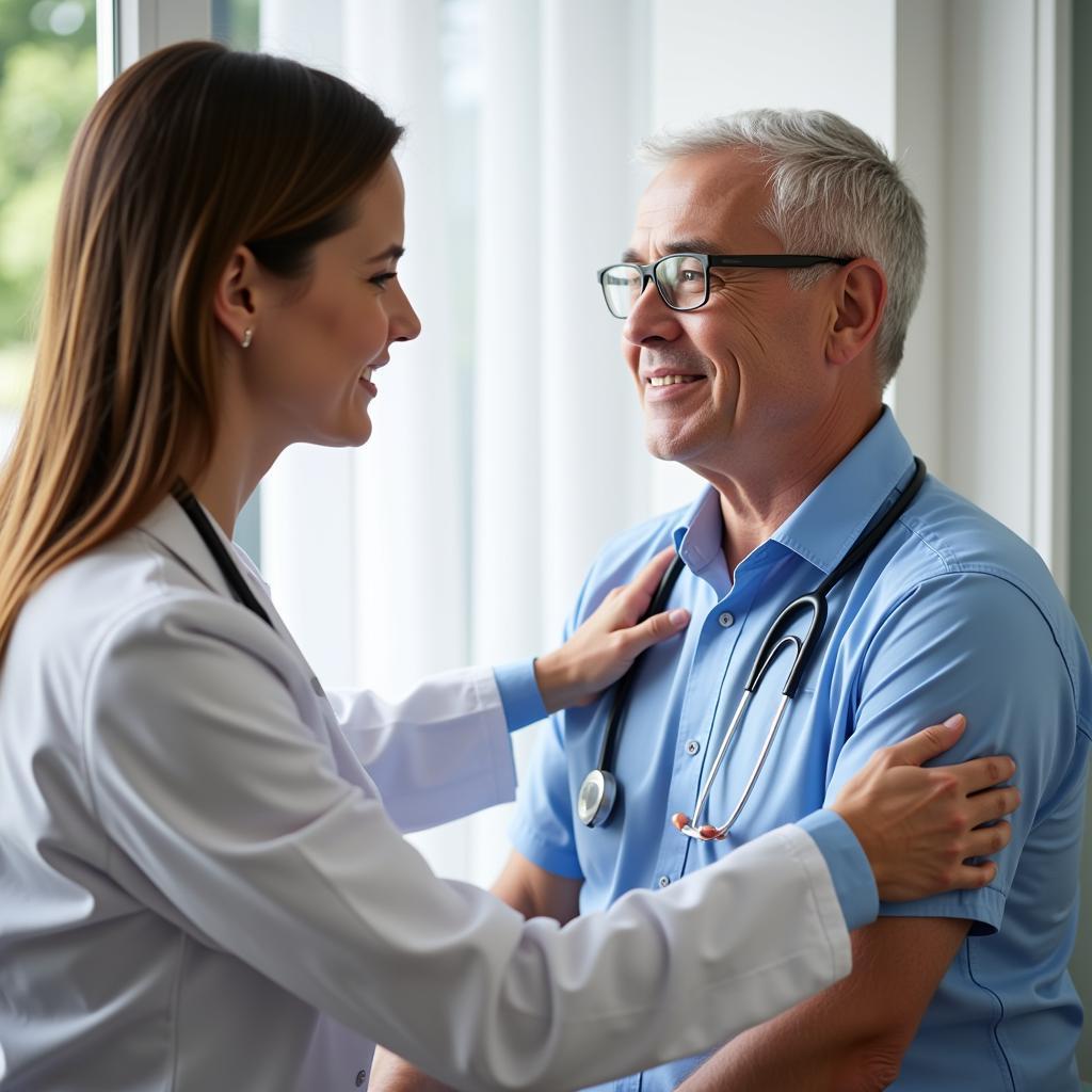 Primary Care Provider Examining Patient