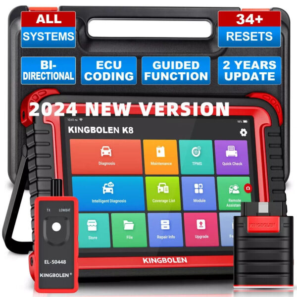 Professional Diagnostic Tool OBD2 Scanner All Vehicles K8 Full Version 2024 NEW - Image 2