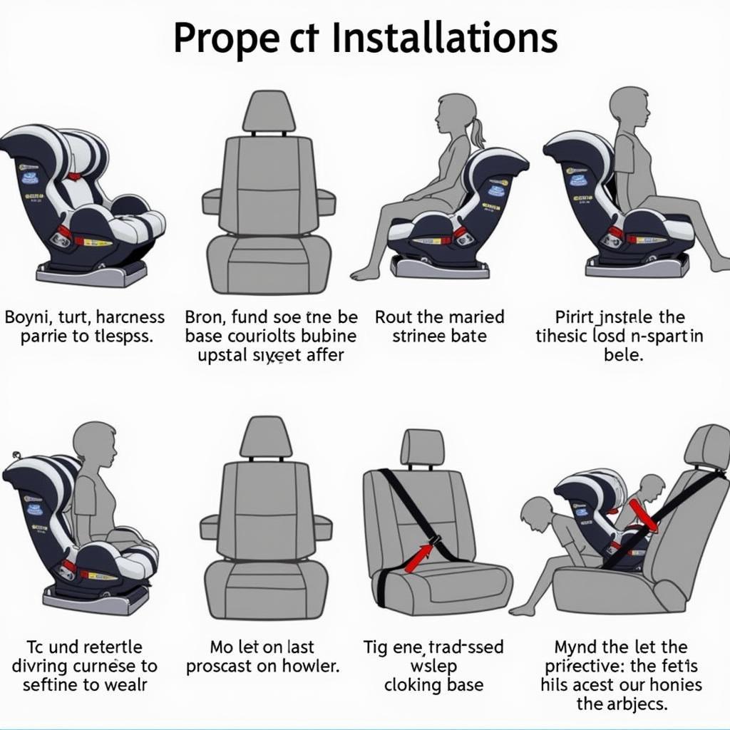 Proper Car Seat Installation Demonstration