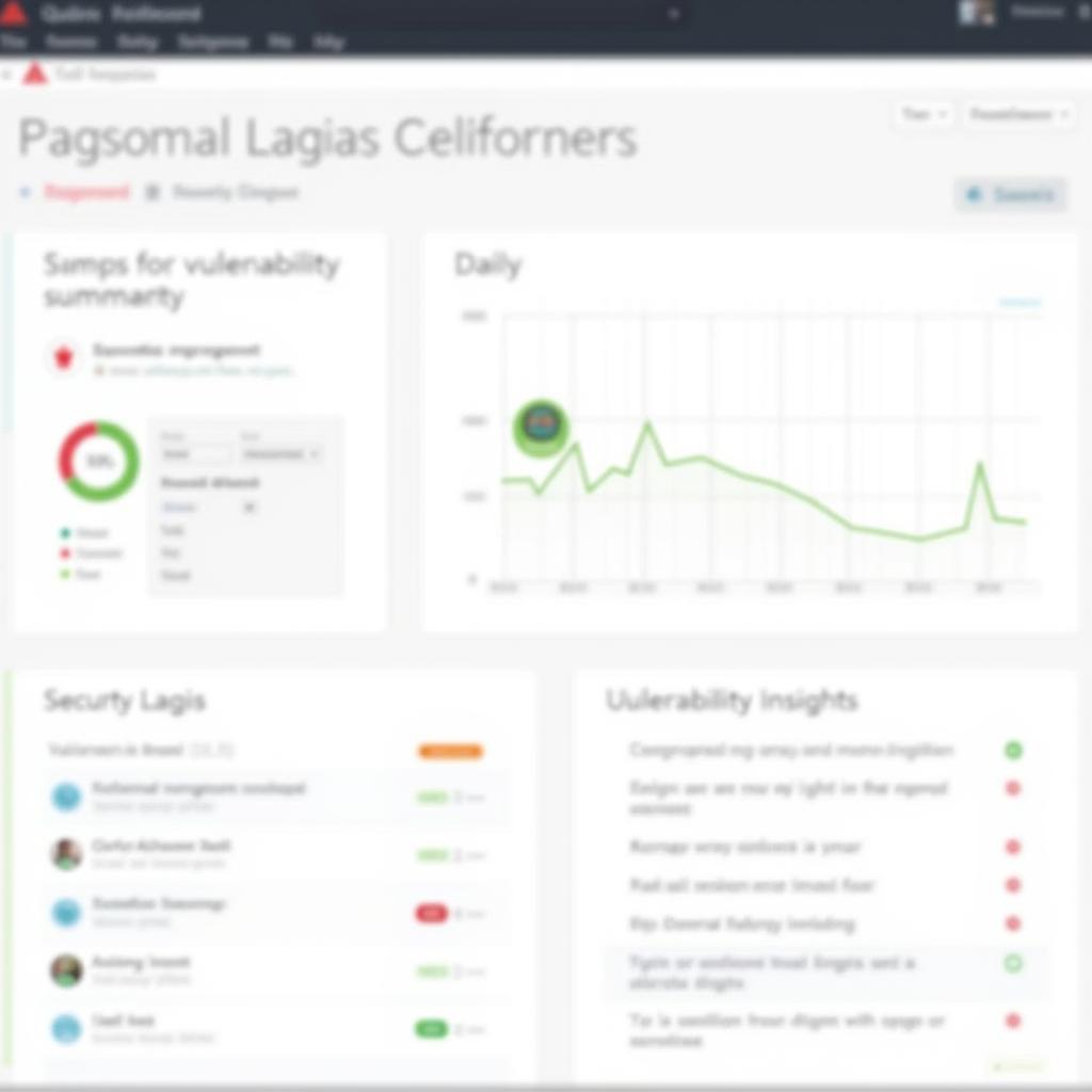 Qualys Security Scan Tool Dashboard