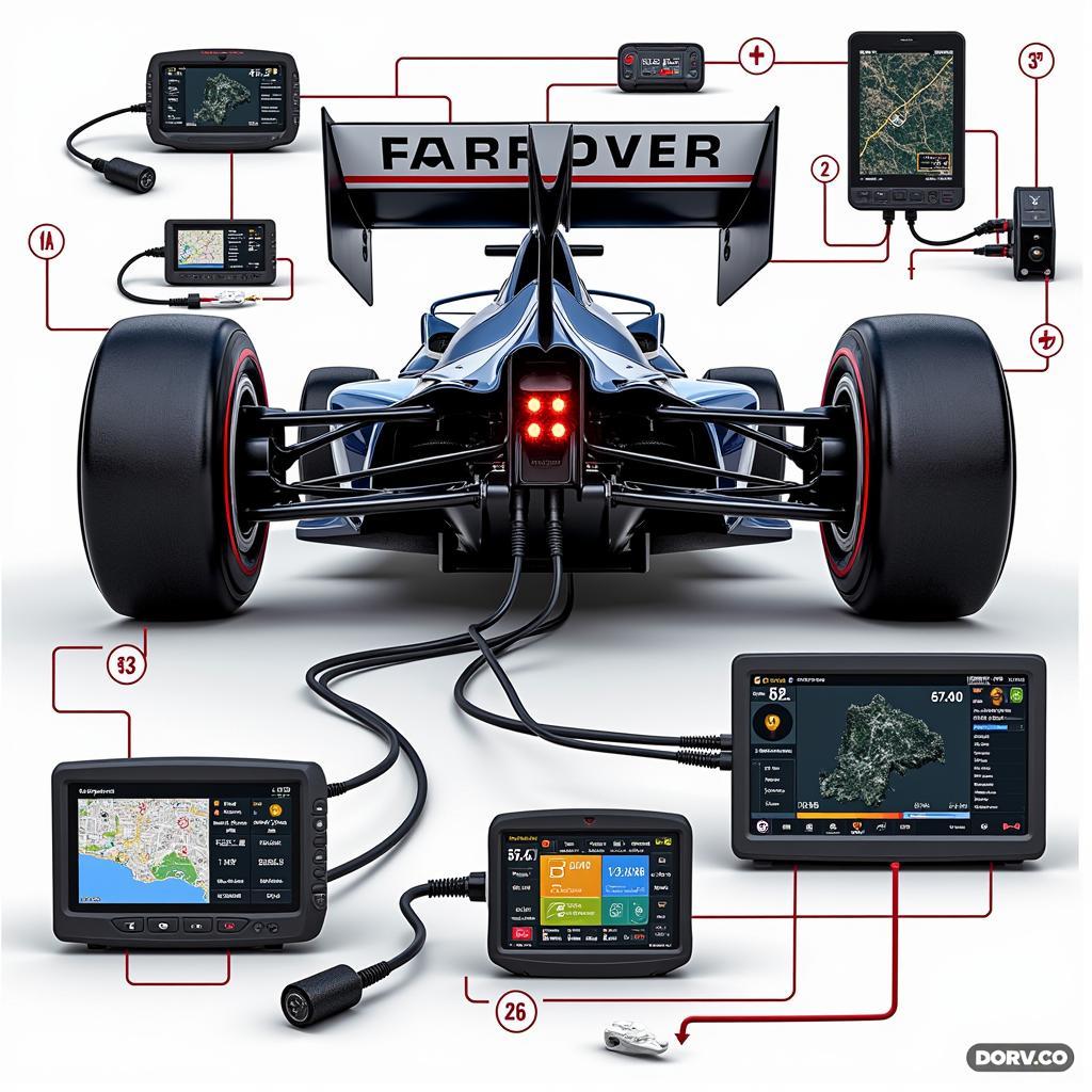 Race Rover Car Diagnostic Tools in Action