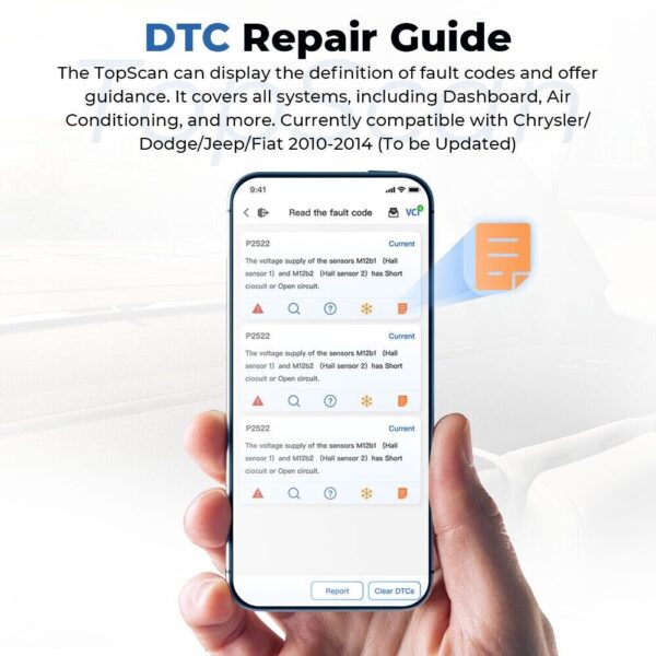 Range Rover Sport OBD2 Bluetooth OBD Fault Code Scanner Reset Tool IOS Android - Image 6